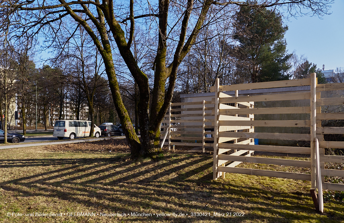 21.03.2022 - Baustelle am Haus für Kinder in Neuperlach
